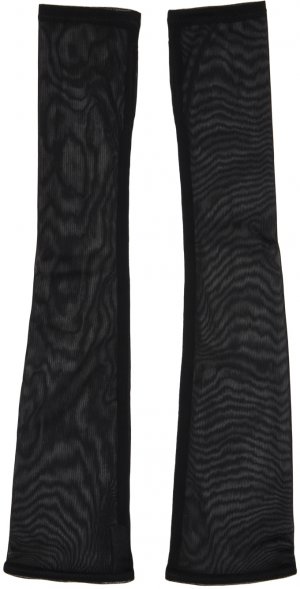 SSENSE Эксклюзивные черные перчатки без пальцев Anna Sui