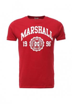 Футболка Marshall Original. Цвет: красный