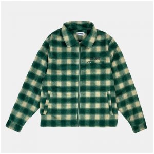 Куртка Checkered Green/White, Размер S XLARGE. Цвет: зеленый