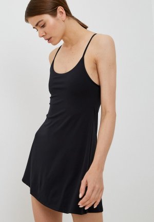 Платье Reebok LUX STRAPPY DRESS. Цвет: черный