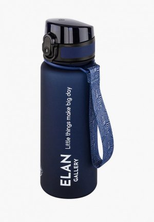 Бутылка спортивная Elan Gallery 500 мл Style Matte. Цвет: синий