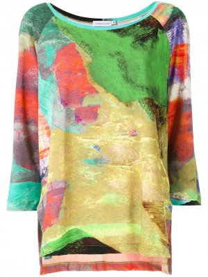 Printed raglan sleeves blouse Mara Mac. Цвет: разноцветный