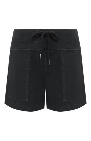 Хлопковые шорты James Perse. Цвет: чёрный