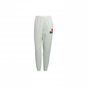 Casual Joggers With Cuffed Ankles and Logo Women Bottoms Light-Grey HM5293 Adidas