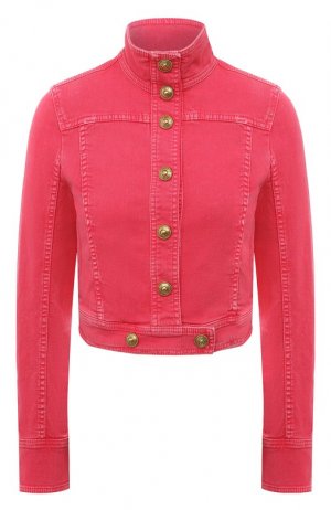 Джинсовая куртка Versace Jeans Couture. Цвет: розовый