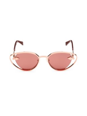 Солнцезащитные очки «кошачий глаз» Kissy 51MM , цвет Aubergine Karen Walker
