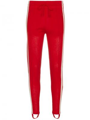 Спортивные брюки со штрипками Isabel Marant Étoile. Цвет: красный