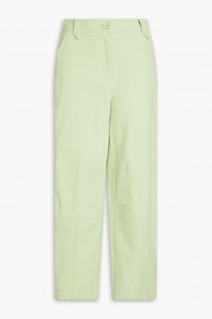 Зауженные брюки Nash из хлопкового твила , светло-зеленый Derek Lam 10 Crosby