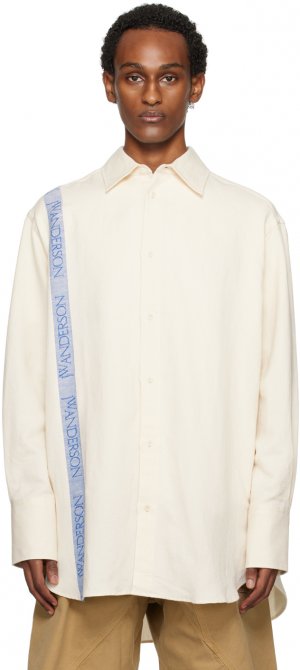 Кремового цвета Рубашка из чайного полотенца Jw Anderson