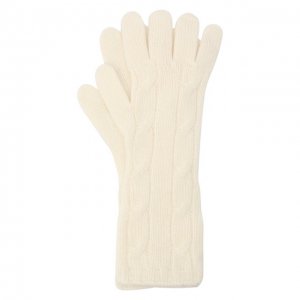 Кашемировые перчатки Ralph Lauren. Цвет: бежевый
