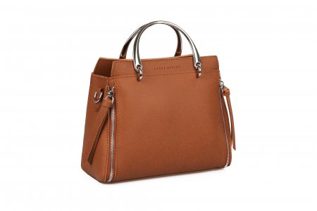 Женская сумка хэнд , коричневая Laura Ashley. Цвет: коричневый