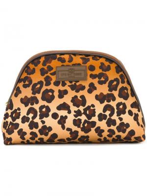 Леопардовая косметичка Otis Batterbee. Цвет: коричневый