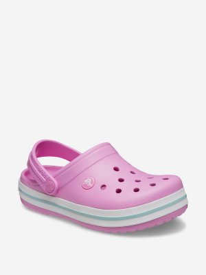 Сабо детские Crocband Clog K, Розовый Crocs. Цвет: розовый