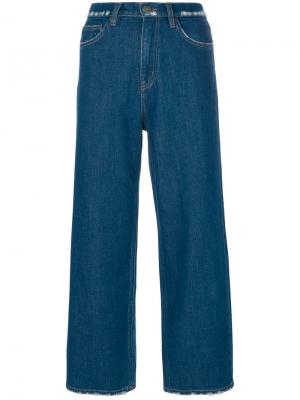 Широкие джинсы Caron Mih Jeans. Цвет: синий