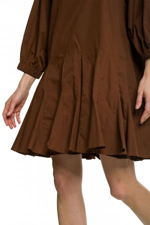 Повседневное платье коричневого цвета CLOSED
