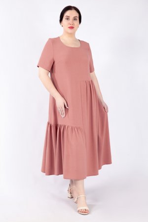 Платье Милада. Цвет: персиковый