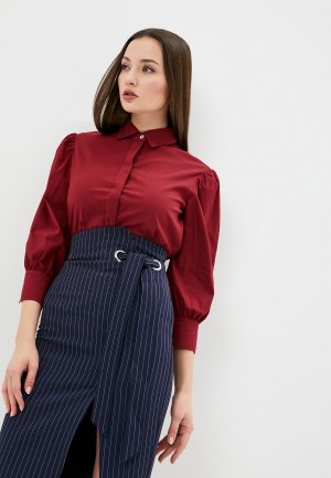 Блуза Lik Fashion. Цвет: бордовый