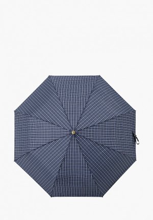 Зонт складной и брелок Flioraj. Цвет: синий