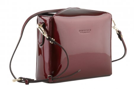 Женская сумка кросс-боди , бордовая Maison Pourchet. Цвет: бордовый