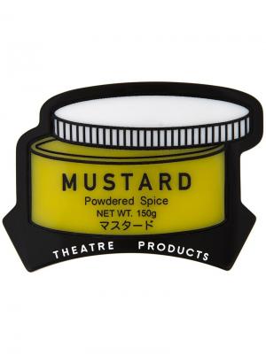 Заколка для волос Mustard Theatre Products. Цвет: жёлтый и оранжевый