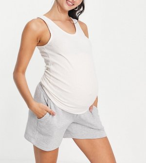 Серые трикотажные шорты для дома от комплекта -Серый Pieces Maternity