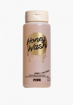 Гель для душа Victorias Secret Victoria's питательный c медом и маслом Ши `Honey Wash` серии PINK, 473 мл. Цвет: бежевый