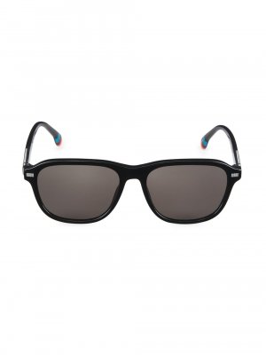 Квадратные солнцезащитные очки Duke 55 мм , черный Paul Smith