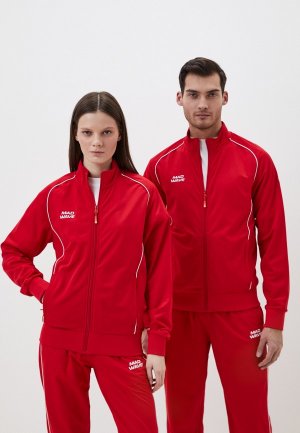 Олимпийка MadWave Track jacket. Цвет: красный