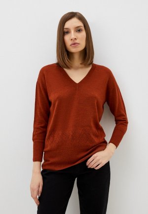 Пуловер R&I. Цвет: коричневый