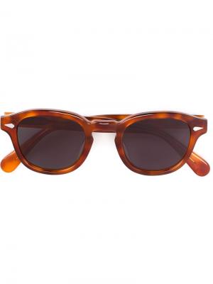 Солнцезащитные очки Posh/S 053 Lesca. Цвет: жёлтый и оранжевый