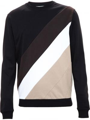Striped panel sweatshirt Carven. Цвет: многоцветный