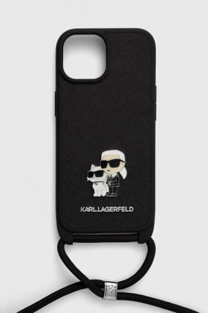 Чехол для телефона iPhone 15 6.1 , черный Karl Lagerfeld