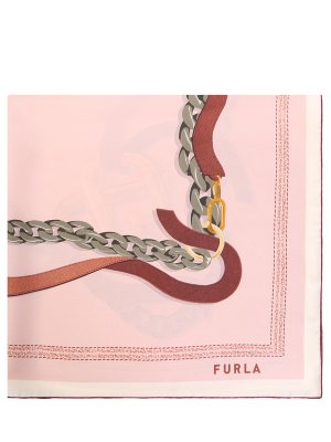 Платок шелковый с принтом FURLA