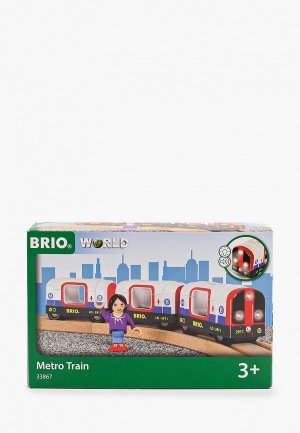 Игрушка Brio поезд из 3-х вагонов Лондонское Метро. Цвет: разноцветный