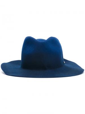 Шляпа-федора Diesel. Цвет: синий