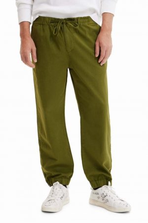 Хлопковые брюки , зеленый Desigual