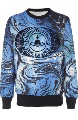 Пуловер джерси Vivienne Westwood. Цвет: темно-синий