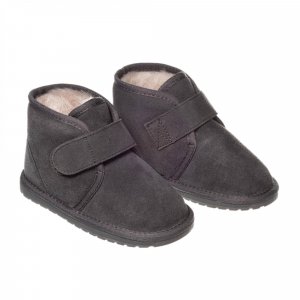Детские ботинки , серые EMU Australia. Цвет: серый