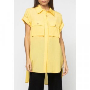 Рубашка , размер 36, желтый Max & Moi. Цвет: желтый/желтый