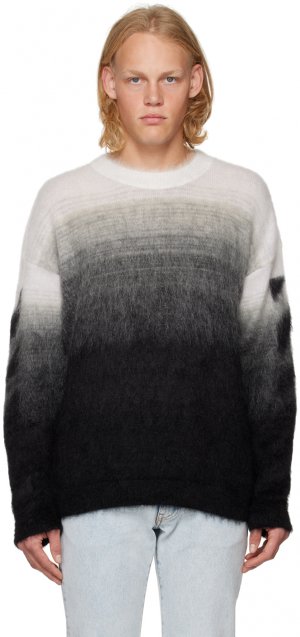 Черный полосатый свитер Off-White