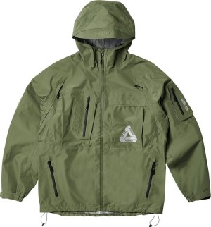 Куртка GORE-TEX Cargo Jacket 'Olive', зеленый Palace