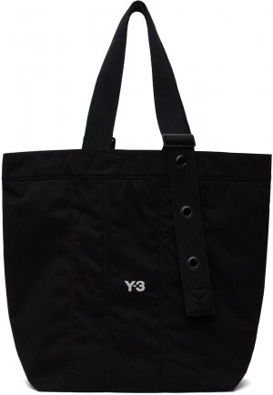 Черная большая сумка на плечо Y-3