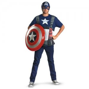 Костюм Капитан Америка (упрощенный) взрослый, XL/XXL (60-64) Disguise