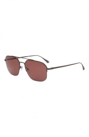 Солнцезащитные очки WEB Eyewear. Цвет: коричневый