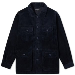 Вельветовая куртка-рубашка Suffolk, темно-синий Engineered Garments