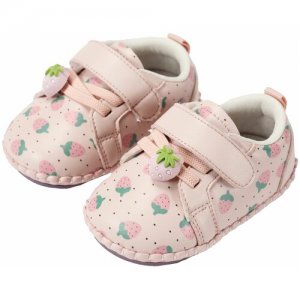 Обувь детская для малышей CS29 Wonder Honey ботиночки на липучке розовые, экокожа. Размер 15 (19.5 RU). Цвет: розовый