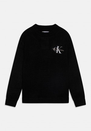 Вязаный свитер ESSENTIAL MONOGRAM , цвет black Calvin Klein Jeans