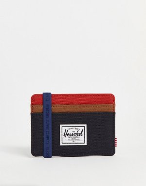 Кредитница черного, красного и светло-коричневого цвета Charlie-Черный цвет Herschel Supply Co