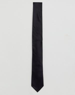 Однотонный галстук Farah Smart. Цвет: черный