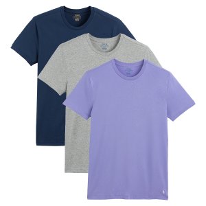 Комплект из 3 футболок с LaRedoute. Цвет: фиолетовый
